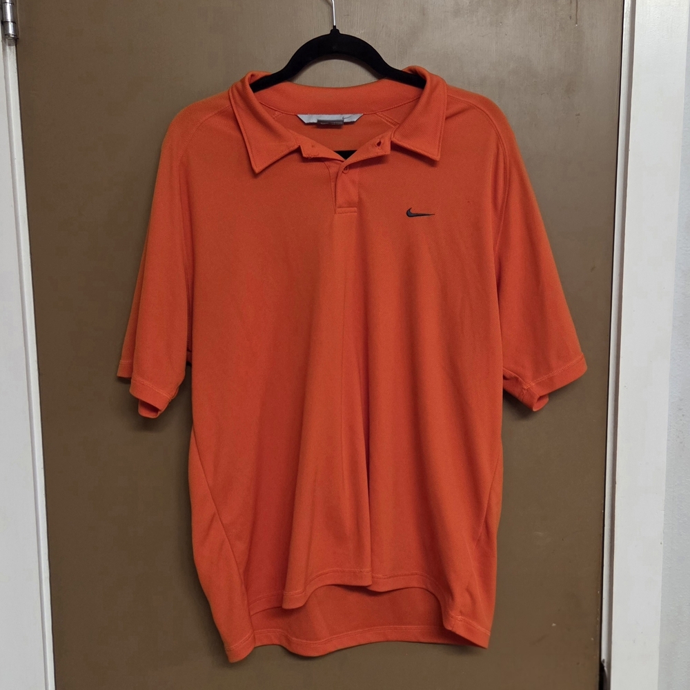 Nike Men's Bold Orange Polo Shirt
